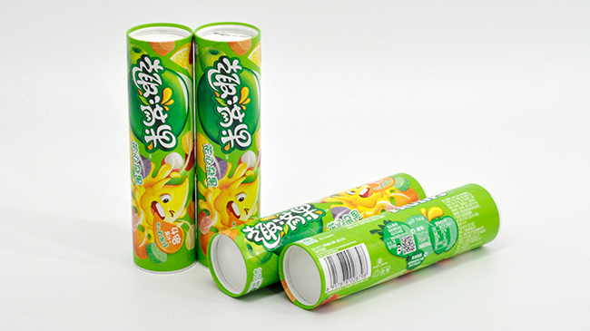 食品圆筒纸罐包装