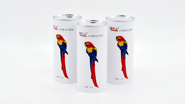 洗衣粉圆形纸罐 洗衣粉圆形纸罐
