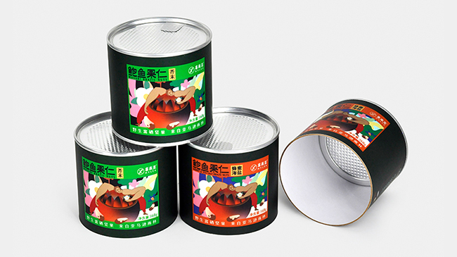 食品纸质包装罐