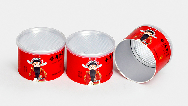 易撕盖小茶叶纸罐 易撕盖小茶叶纸罐
