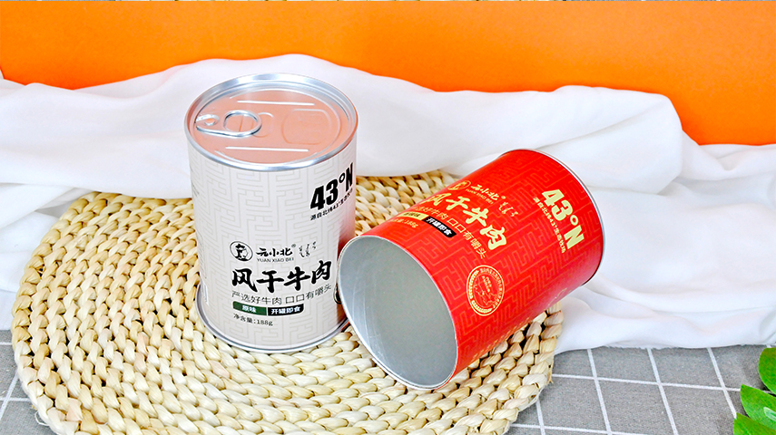 休闲食品纸罐包装