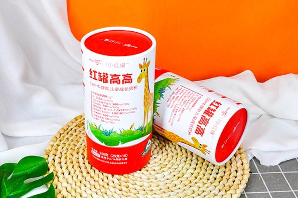 固体饮粉纸罐包装