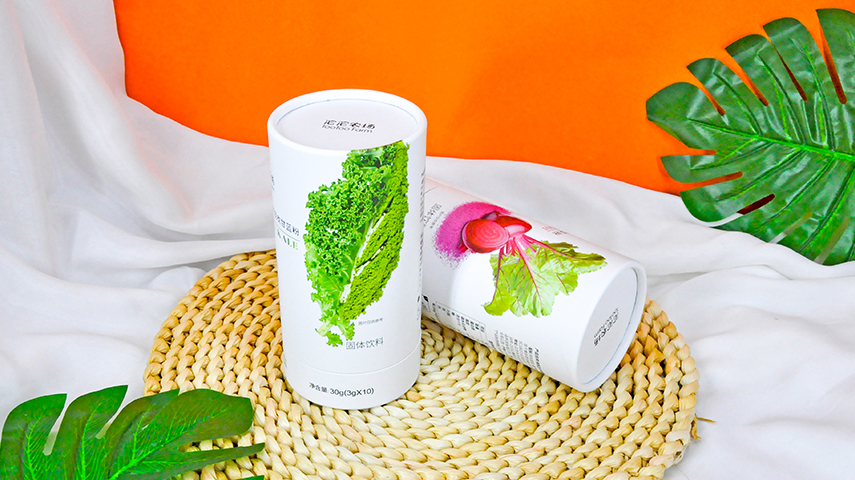 固体饮料纸罐包装