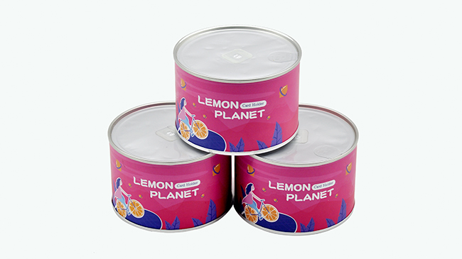 柠檬片纸罐