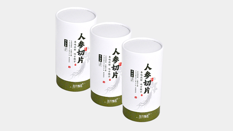 人参切片纸罐包装