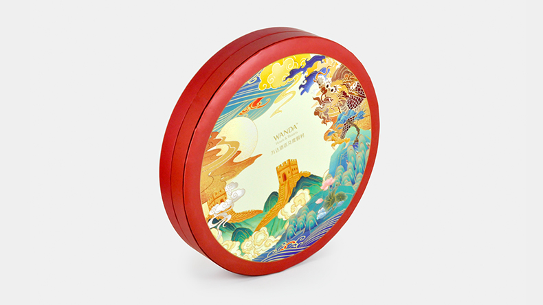 圆筒月饼礼盒包装