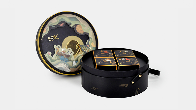 国潮月饼礼盒包装 国潮月饼礼盒包装