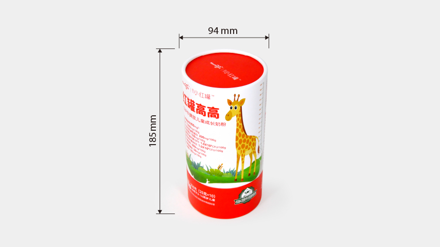 固体饮粉纸罐包装