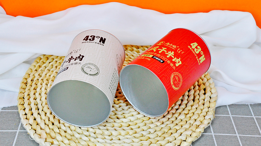 牛肉干纸罐包装