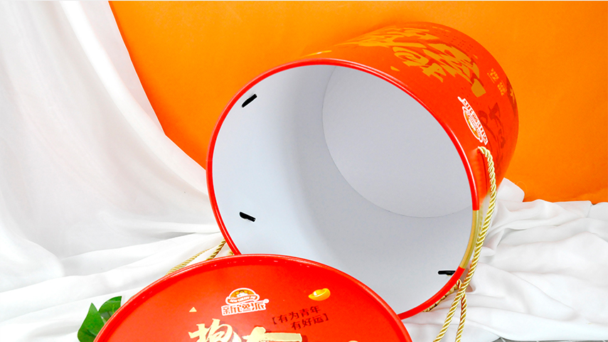 圆形抱抱桶礼盒包装