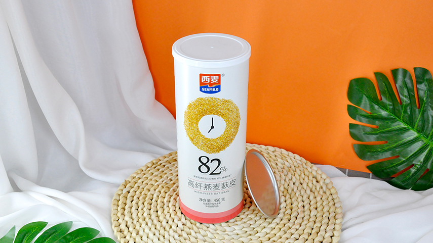 燕麦食品纸罐包装