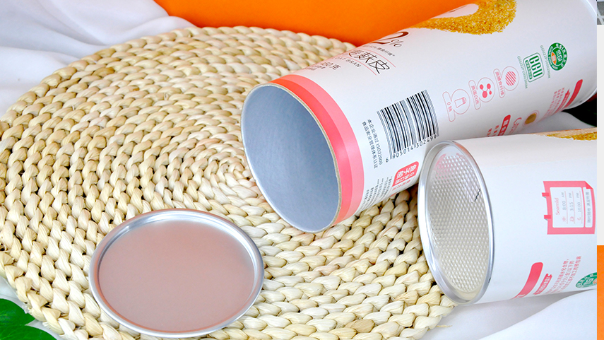 燕麦食品纸罐包装