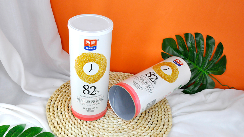 燕麦食品纸罐包装