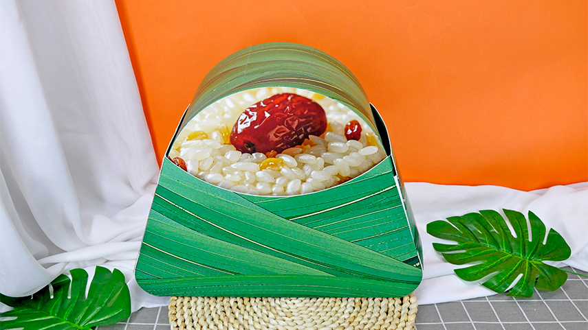 圆形粽子礼盒包装