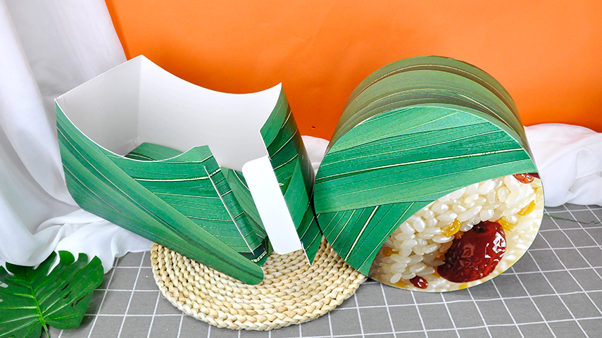 圆形粽子礼盒包装