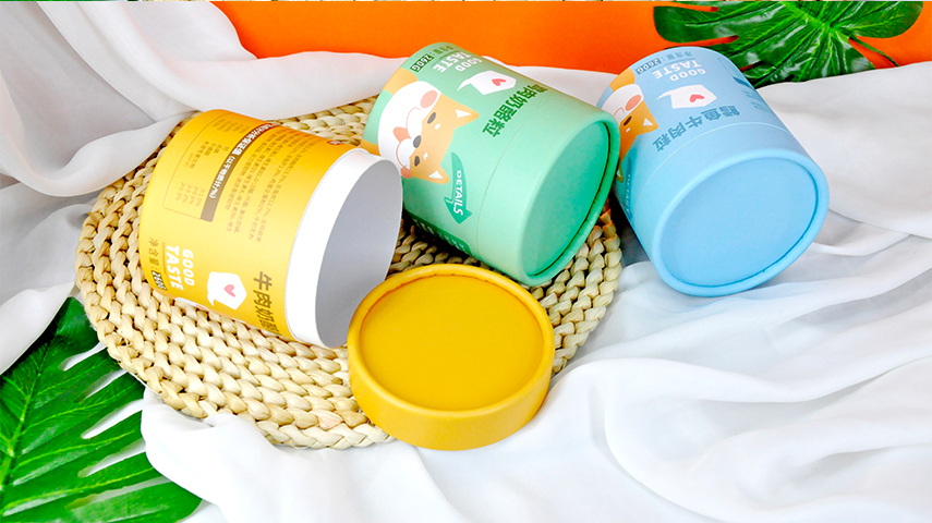 宠物零食纸罐包装