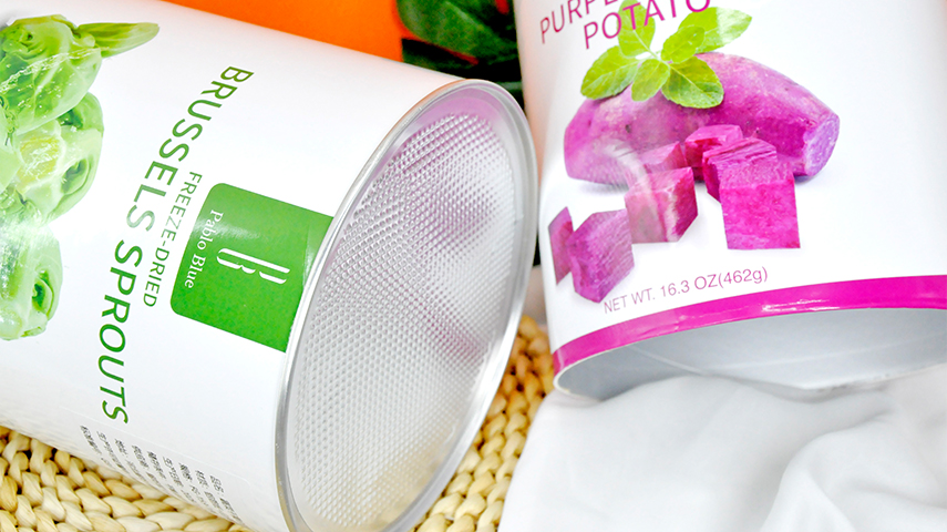 蔬菜干纸罐包装