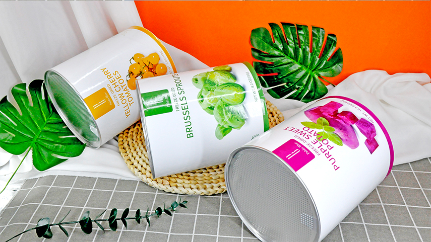 蔬菜干纸罐包装